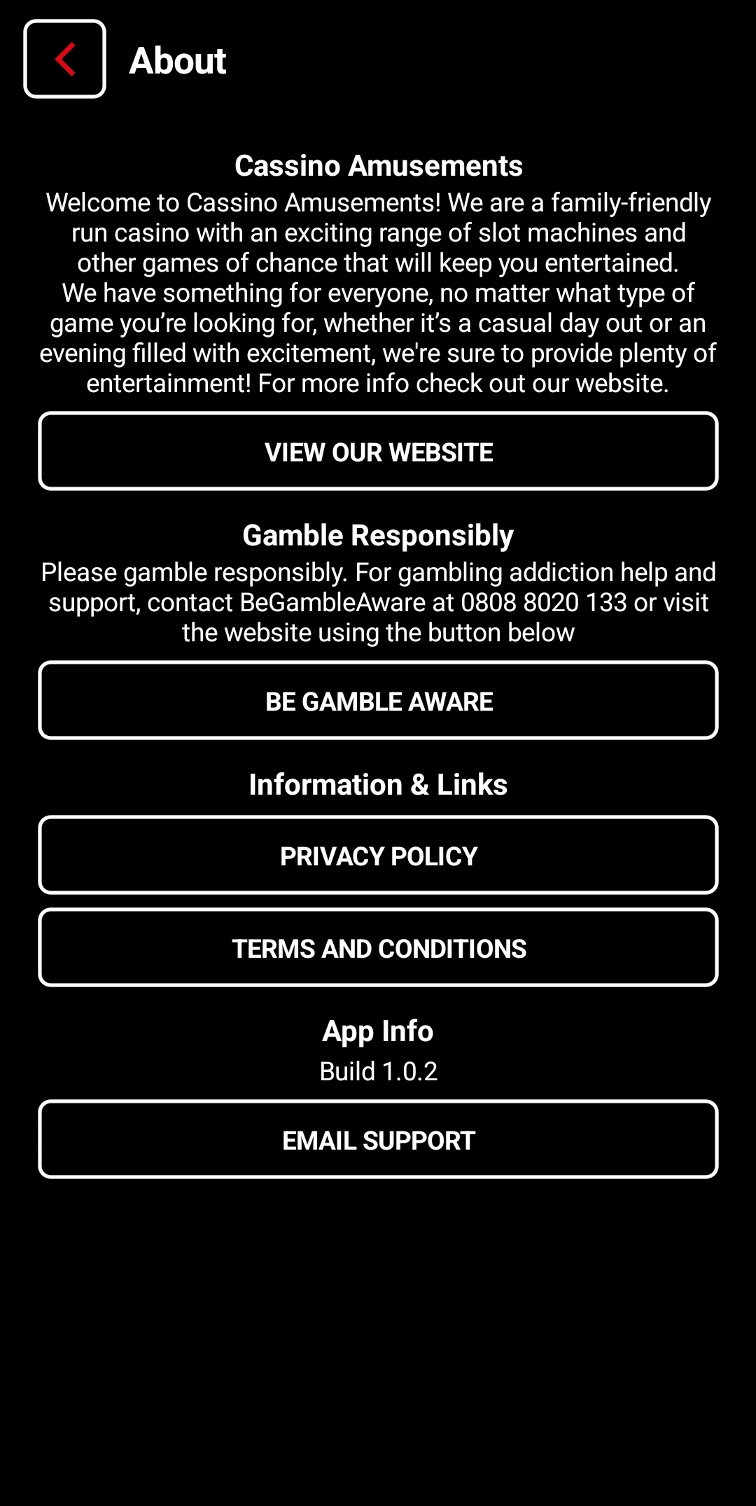 Cassino screenshot